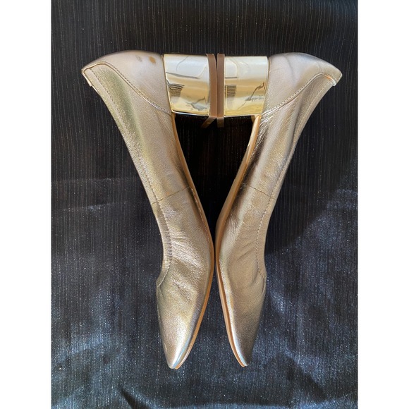 ALDO Ballet-style Block Heel Kerari Pump in Metallic Silver, size 7 - Picture 5 of 12